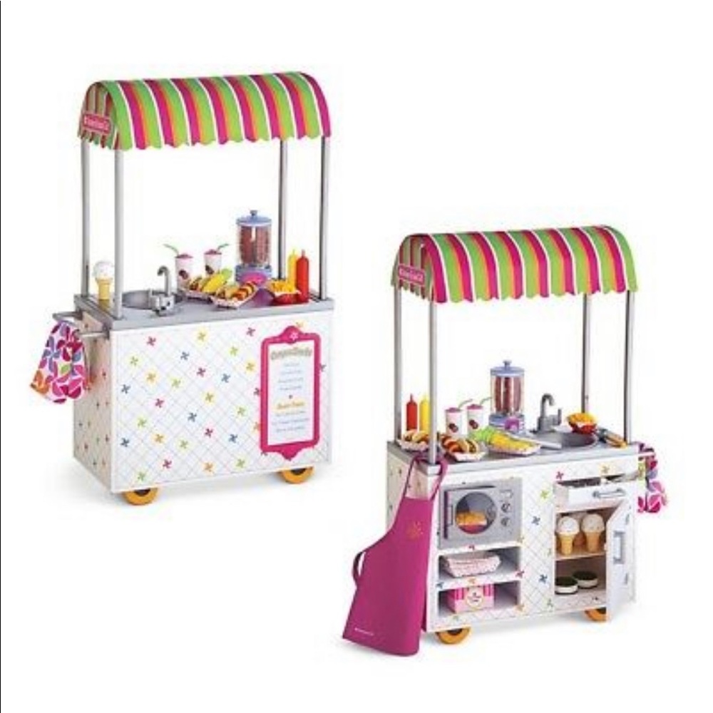 American Girl Campus Snack Cart excellent in box